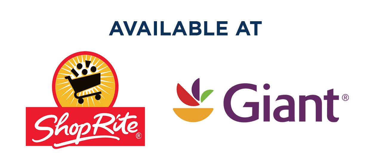 available at shoprite and Giant